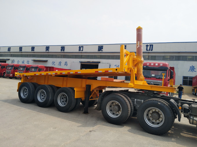 container dump semi-trailer