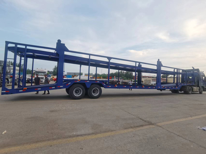 vehicle transport semi-trailer